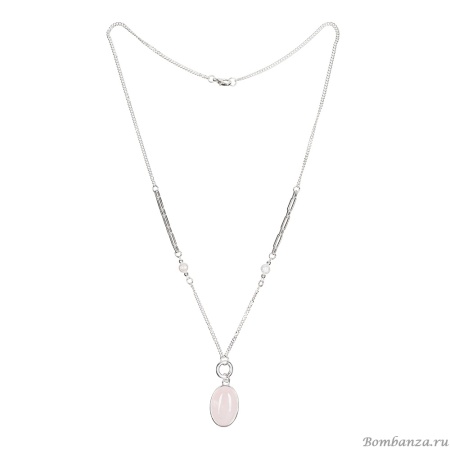 Колье Fiore Luna, ROSE QUARTZ